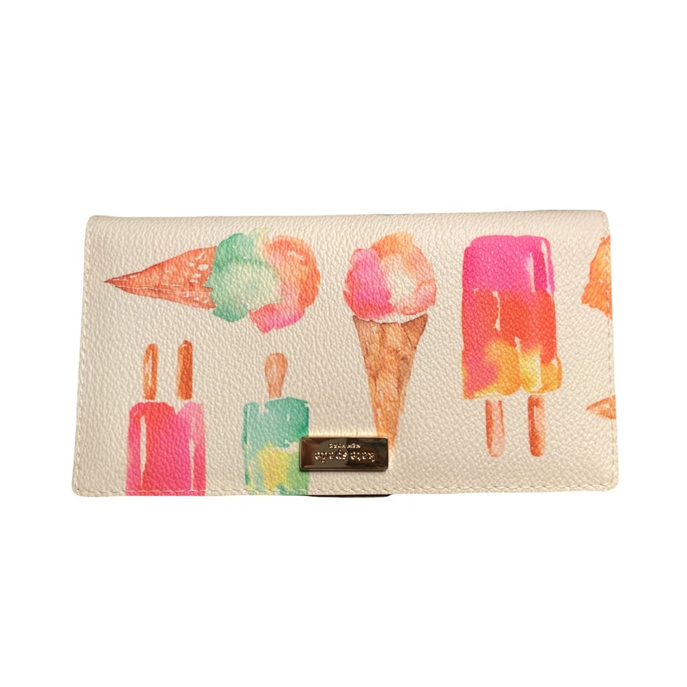 Kate Space Ice Cream Popsicle Print Bifold Wallet